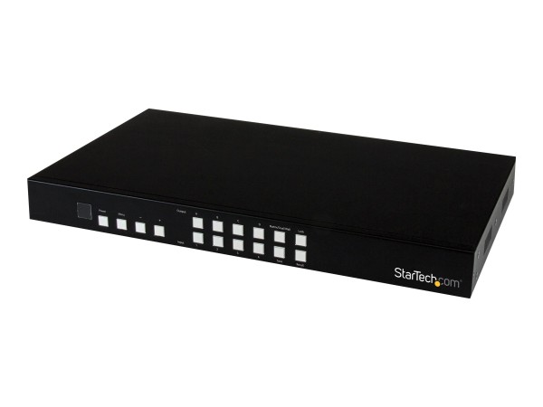 STARTECH.COM 4x4 HDMI Matrix Switch mit Bild und Bild Multiviewer o. Videow VS424HDPIP