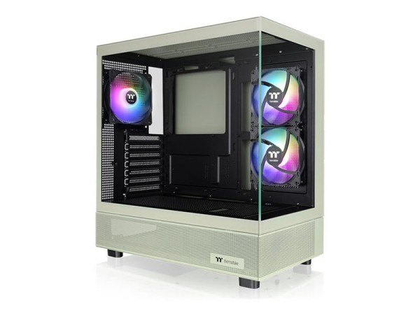 THERMALTAKE View 270 Plus TG ARGB Mid Tower E-ATX Gehäuse Sichtfenster grün CA-1Y7-00MEWN-01