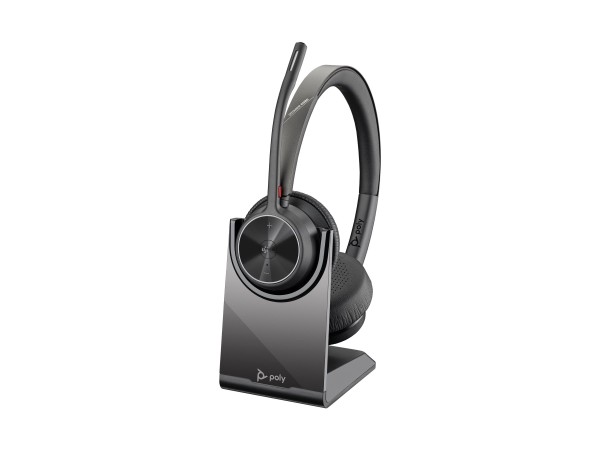 HP HP Poly Voyager 4320 Microsoft Teams Certified Headset +BT700 Dongle +Charging Stand