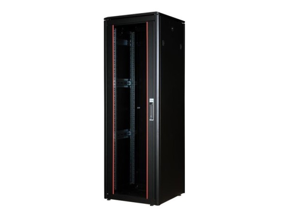 EQUIP EQUIP Serverschrank 19"  36U 600x600mm Glastür   schwarz