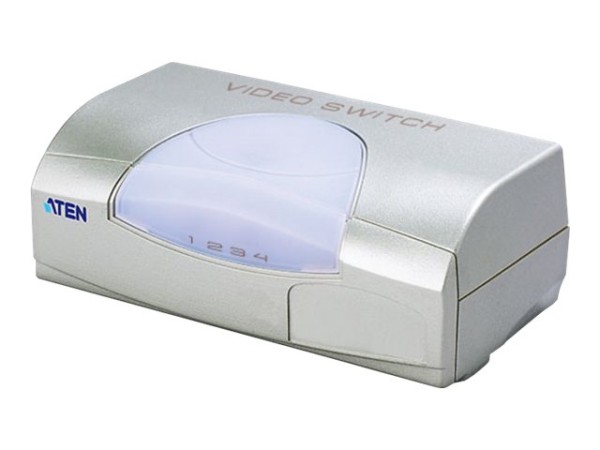 ATEN Video Switch, 1 VGA MON > 4PC VS491