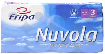 Fripa Toilettenpapier Nuvola, 2-lagig, hochweiß
