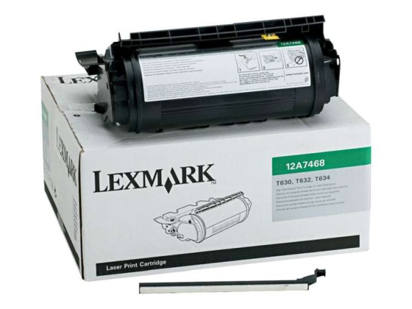 LEXMARK Schwarz Tonerpatrone für Etikettenanwendungen LRP 0012A7468