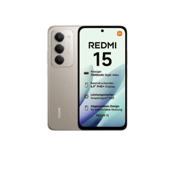 XIAOMI XIAOMI Redmi 15 128-6-4G Titan Gray