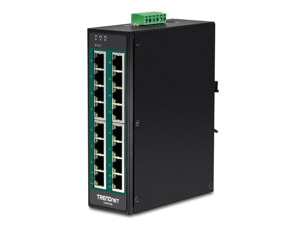 TRENDNET TRENDNET 16-PORT HARD.IND.GB POE+ SWITC