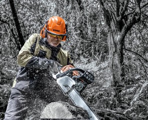 uvex Ersatzvisier aus Metall für Schutzhelm pheos forestry