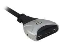LEVEL ONE LevelOne Cable KVM Switch, 2 Ports, HDMI, USB KVM-0290