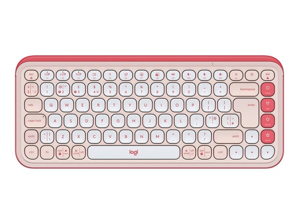 LOGITECH POP ICON KEYS - ROSE - UK 920-013152