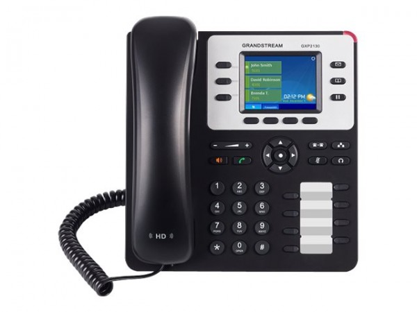 GRANDSTREAM GXP-2130 VoIP SIP Telefon, Farbdisplay, 8 BLF Tasten