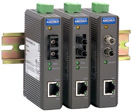 MOXA Industrial Ethernet Medien Konverter,ohne Alarmfunktion