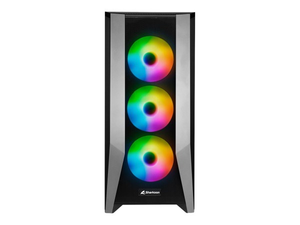 SHARKOON SHARKOON Gehäuse TG7M RGB ATX 1xGlas schwarz