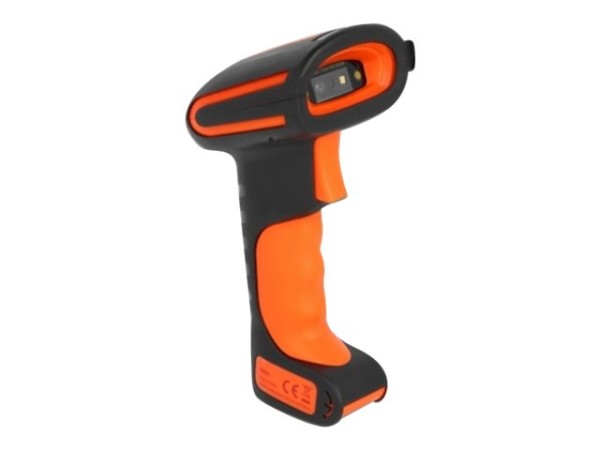 DELOCK Industrie Barcode Scanner 1D und 2D für 2,4GHz Bluetooth oder USB 90507