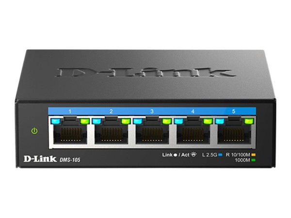 D-LINK 5-Port Multi-Gigabit Unmanaged Switch DMS-105/E