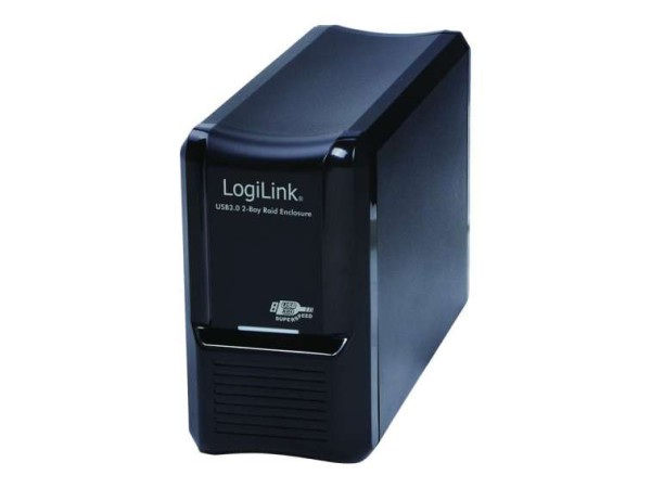 LOGILINK Festplattengehäuse USB 3.0 2-Bay RAID UA0154A