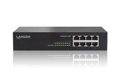 Lancom GS-1108P - Switch - 1.000 Mbps - 8-Port - Rack-Modul