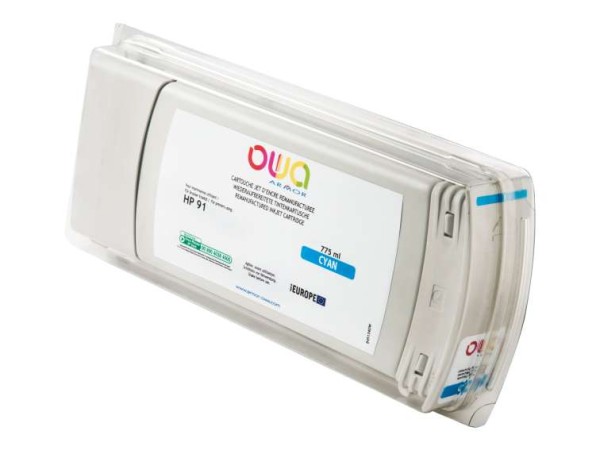 ARMOR Tinte komp. HP 91 C9467A cyan 775ml B45134OW