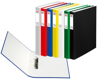 herlitz Ringbuch maX.file protect, A4, 2-Ring-Mechanik, weiß