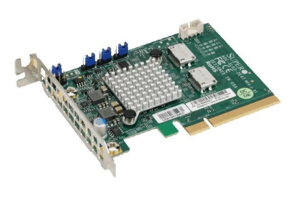 SUPERMICRO SUPERMICRO 2-port NVMe HBA AOC-SLG3-2E4T