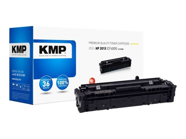 KMP Tonerkartusche ersetzt HP 201X (CF400X) 2536,3000
