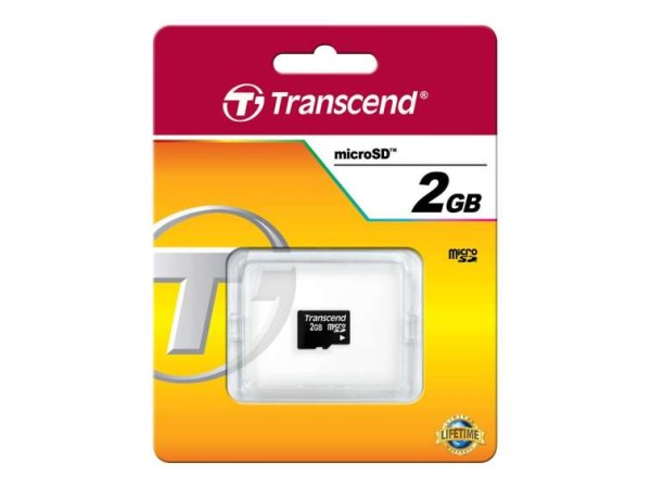 TRANSCEND Micro SDCard 2GB ohne Box und Adapter TS2GUSDC
