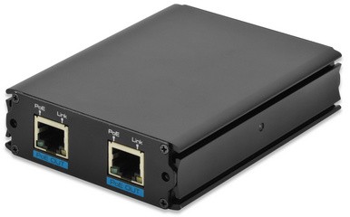 DIGITUS Fast Ethernet PoE+ Verstärker, Reichweite: 300 m