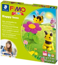 FIMO kids Modellier-Set Form & Play "Happy bees", Level 3