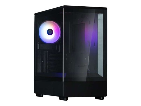 ZALMAN P10 PC-Gehäuse, Mini-Tower, mATX, RGB, Tempered Glass - schwarz P10 BLACK
