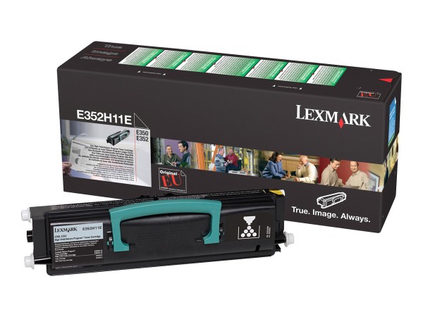 LEXMARK Schwarz Tonerpatrone LRP E352H11E