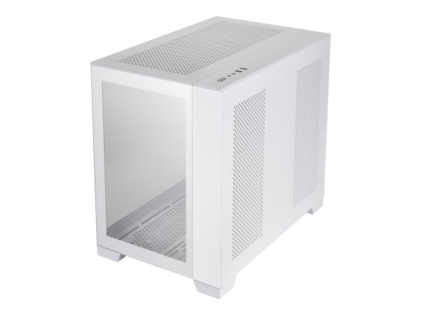 LIAN LI LIAN LI O11 Dynamic Mini Snow Edition, Midi-Tower, Tempered Glass - weiß