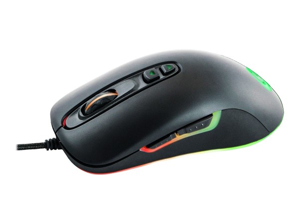 QPAD Gaming Maus DX-80 8.000dpi schwarz mit RGB 9J.Q3Y88.M02