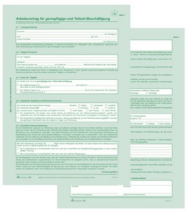 RNK Verlag Vordruck "Arbeitsvertrag Teilzeit-Beschäftigte"