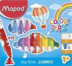 Maped my first Fasermaler COLOR'PEPS JUMBO, 12er Kartonetui