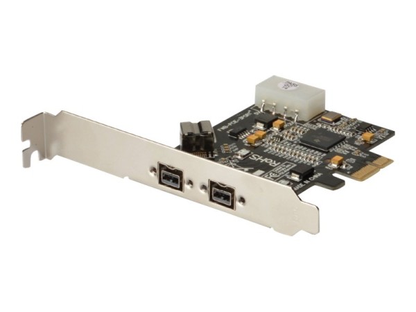 DIGITUS PCIe Karte, 3-Port 2x9-Pin extern, 1x9-Pin intern DS-30203-2