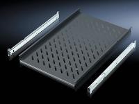 RITTAL RITTAL 19" Fachboden ausziehbar für z.Bsp. TS, PC-TS, IW, Tiefe: 800 mm, 40 kg, schiefergrau RAL 70
