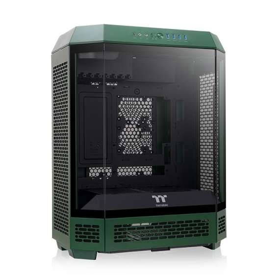 THERMALTAKE The Tower 600 dunkelgruen Tempered Glass x 3 CA-1Z1-00MCWN-00