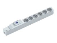 BACHMANN 19 Zoll Netzwerkschrank-Steckdosenleiste 1 HE 333.4065