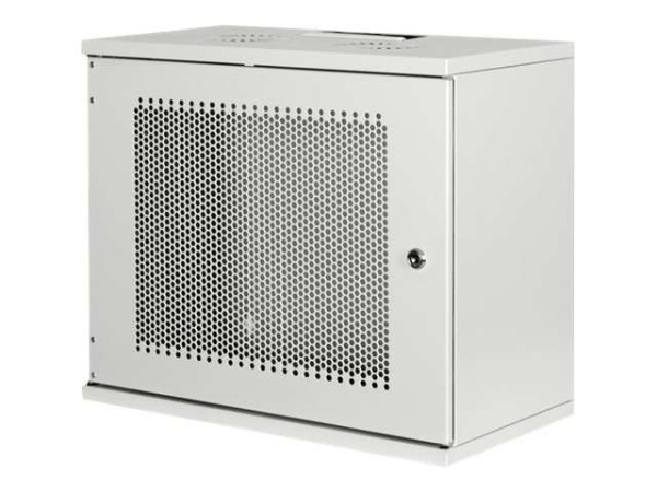 DIGITUS 9HE Wandgehäuse SOHO unmontiert 460x540x400mm perforierte Fronttür DN-19-09U-S-PD