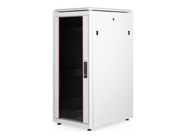 EQUIP EQUIP Serverschrank 19"  26U 600x800mm Glastür   grau