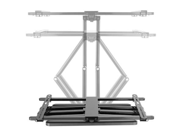 INTOS ELECTRONIC INLINE Premium Aluminium Wandhalterung, für Flach-TV (37-80"), max. 70kg, schwarz