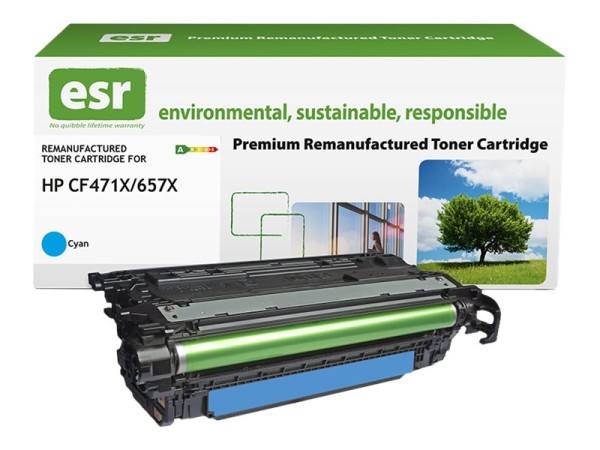 ESR ESR Toner cartridge compatible with HP CF471X cyan High Capacity remanufactured 23.000 pages