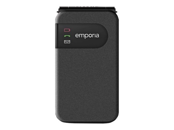 EMPORIA EMPORIA SIMPLICITYglam 2G (V227-2G), black, Großtastenklapphandy  RAM 32 MB, Drei Kurzwahltasten, Au