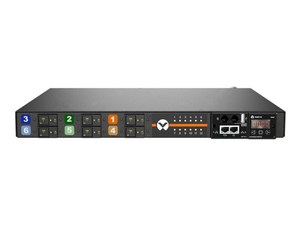 VERTIV AVOCENT Vertiv Geist Rack PDU, Switched (Unit Level), EC, 1U, input IEC 60309 230/400V 3x32A, combi