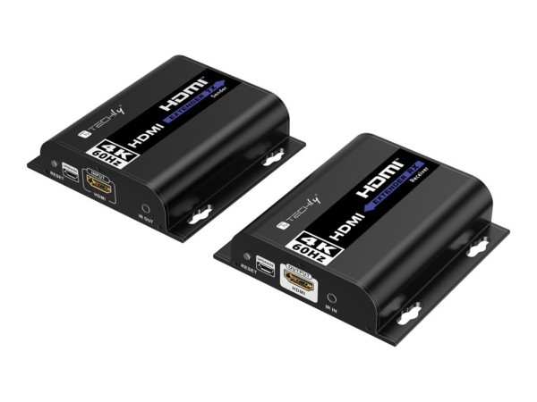 TECHLY TECHLY EFB HDMI 4K2K 60Hz Extender Set TX+RX mit IR über Cat. 5e/6 Kabel bis 120m