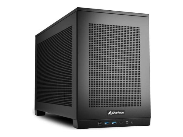 SHARKOON Rebel C20 ITX 1xMetall Black 4044951040513