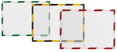 magnetoplan Magnetrahmen magnetofix SAFETY, A4, grün/weiß
