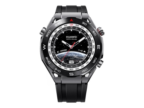 HUAWEI Watch Ultimate - Intelligente Uhr mit Riemen - hydrierter Nitrilkaut 55020AGF