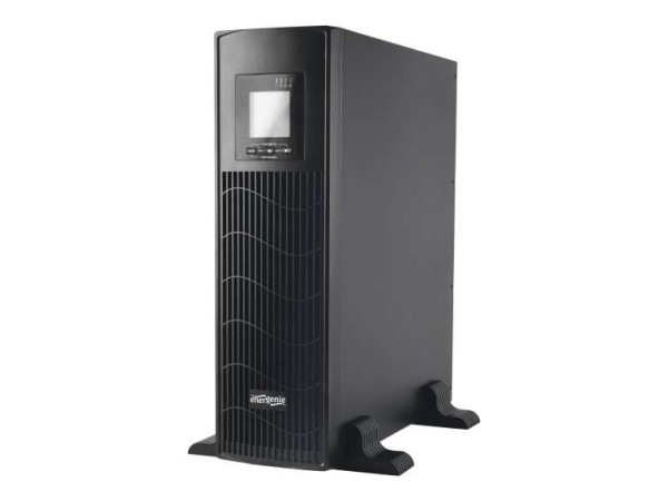 GEMBIRD USV Gembird mit LCD Anzeige, AVR, 3000 VA, Rack sw EG-UPSRACK-13