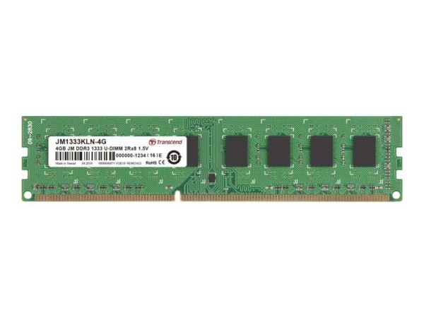 DDR3-RAM 4GB PC3-10.666 CL9 Transcend JM1333KLN-4G