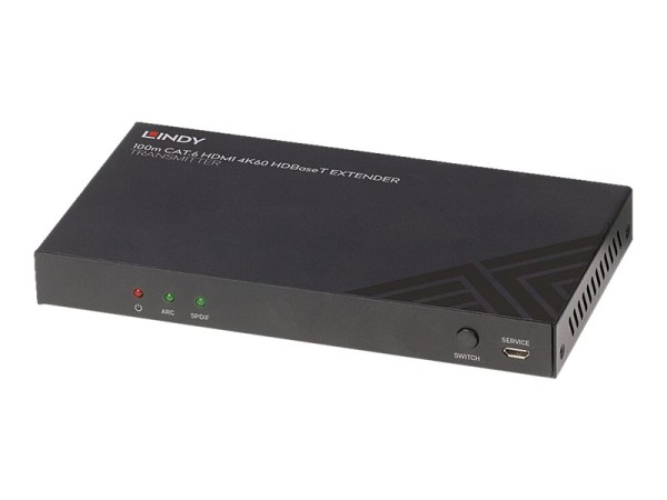 LINDY 100m Cat.6 HDMI 4K60 HDBaseT TransmitterAudio,IR/RS232 38341