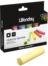 Wonday Straßenmalkreide, 6er Kartonetui
